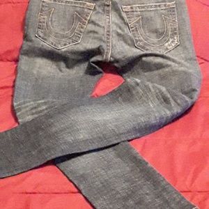 Mens True Religion Jeans Rocco Relaxed Skinny